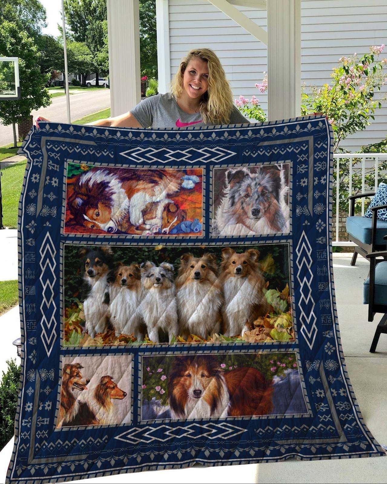 Shetland Sheepdog Quilt Blanket DHC2911265VT
