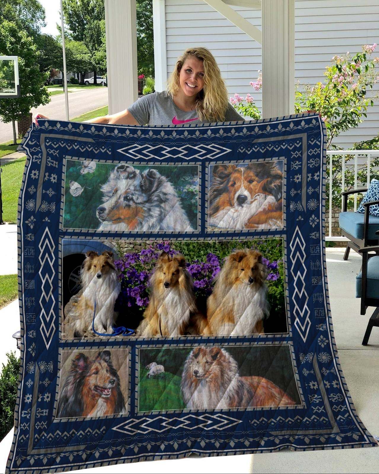 Shetland Sheepdog Quilt Blanket DHC2911266VT