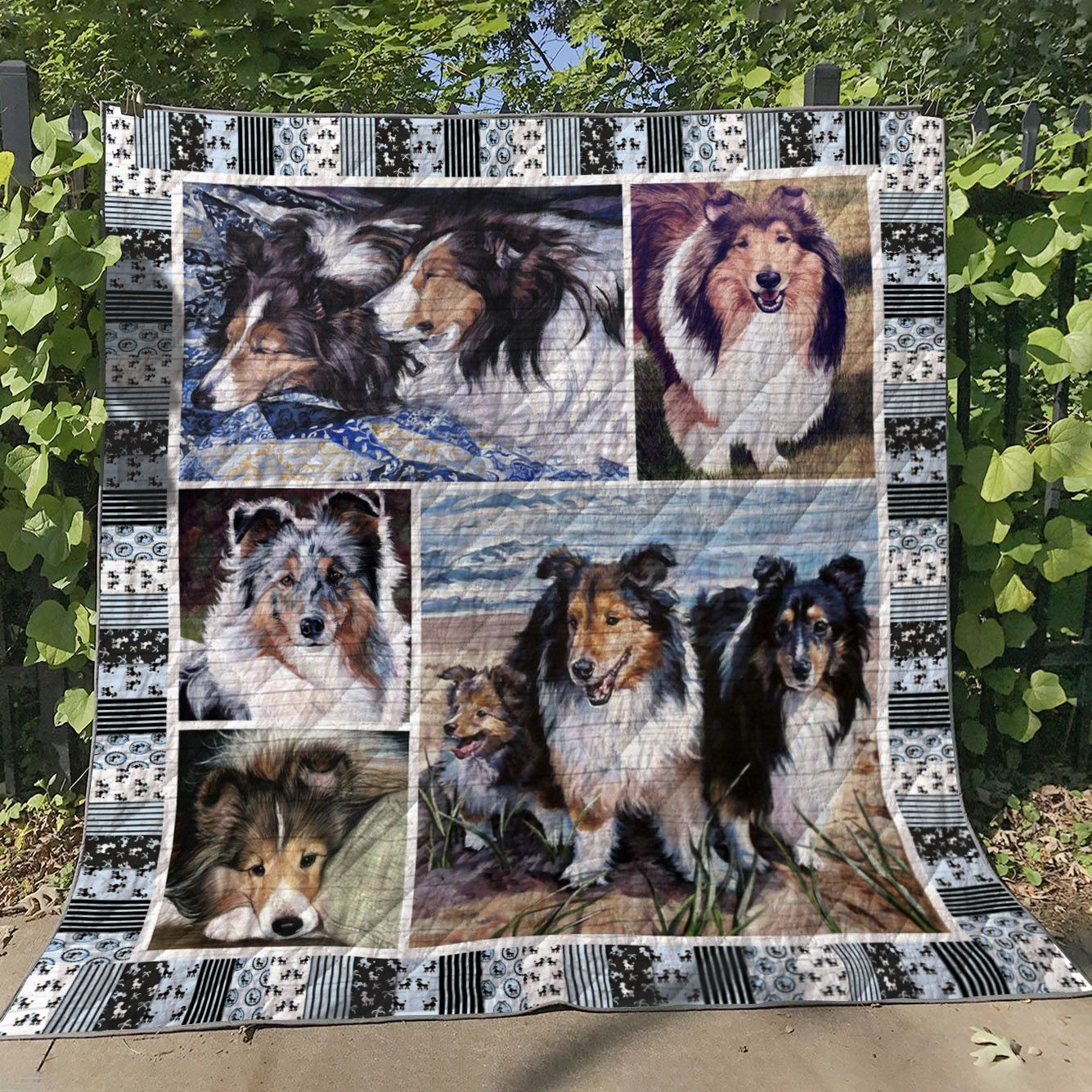 Shetland Sheepdog Yesterday Quilt Blanket DHC31121156TD
