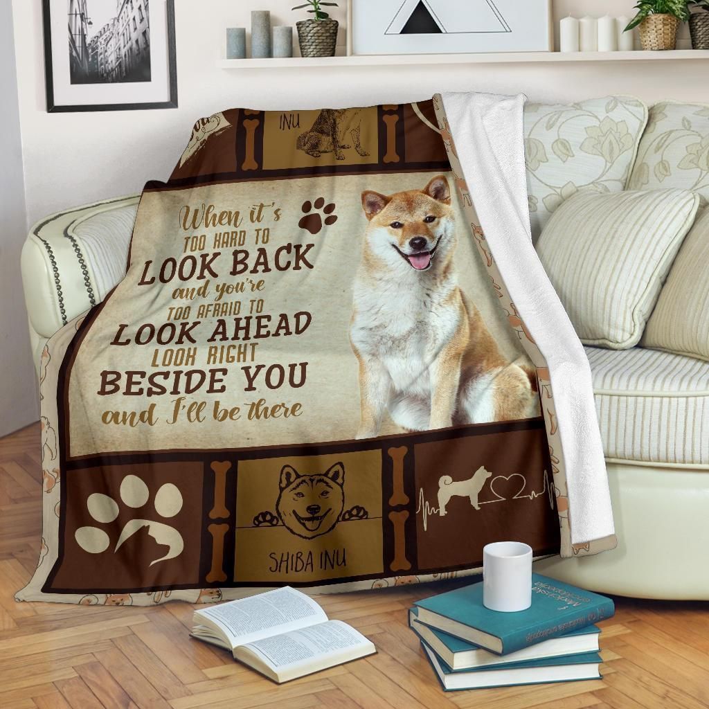 Shiba Inu Sherpa Fleece Blanket