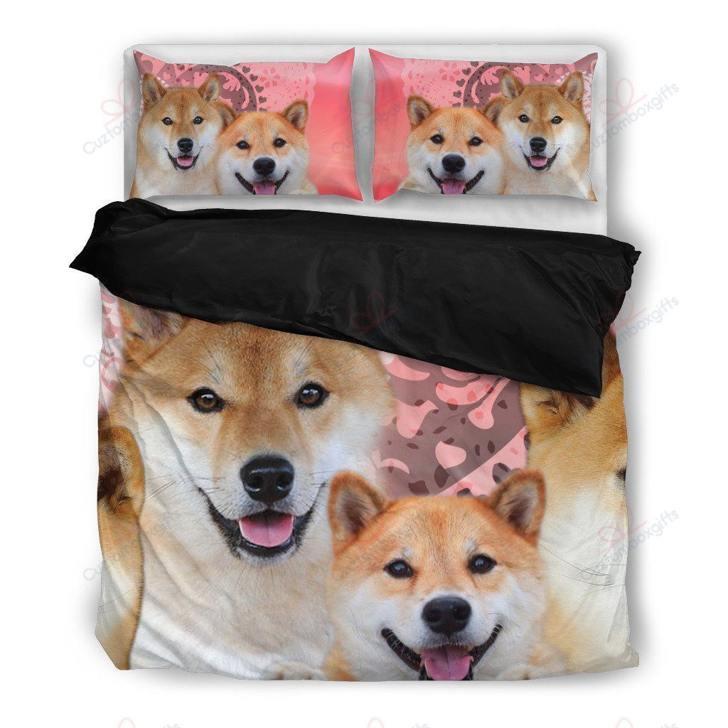 Shiba Inu Dog Lover Printed Bedding Set