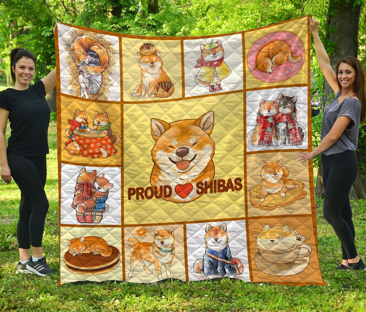 Shiba Inu Quilt Blanket DHC1301508VT