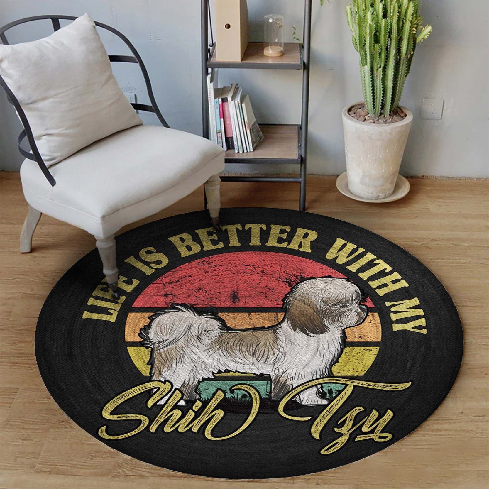 Shih Tyu Round Carpet