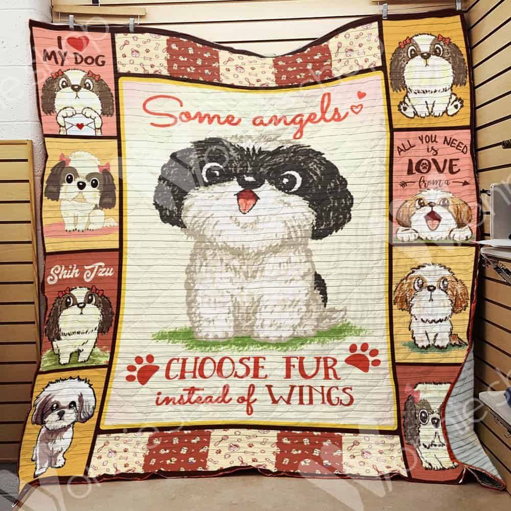 Shih Tzu Dog 23 GS-CL-LD3110 Quilt Blanket