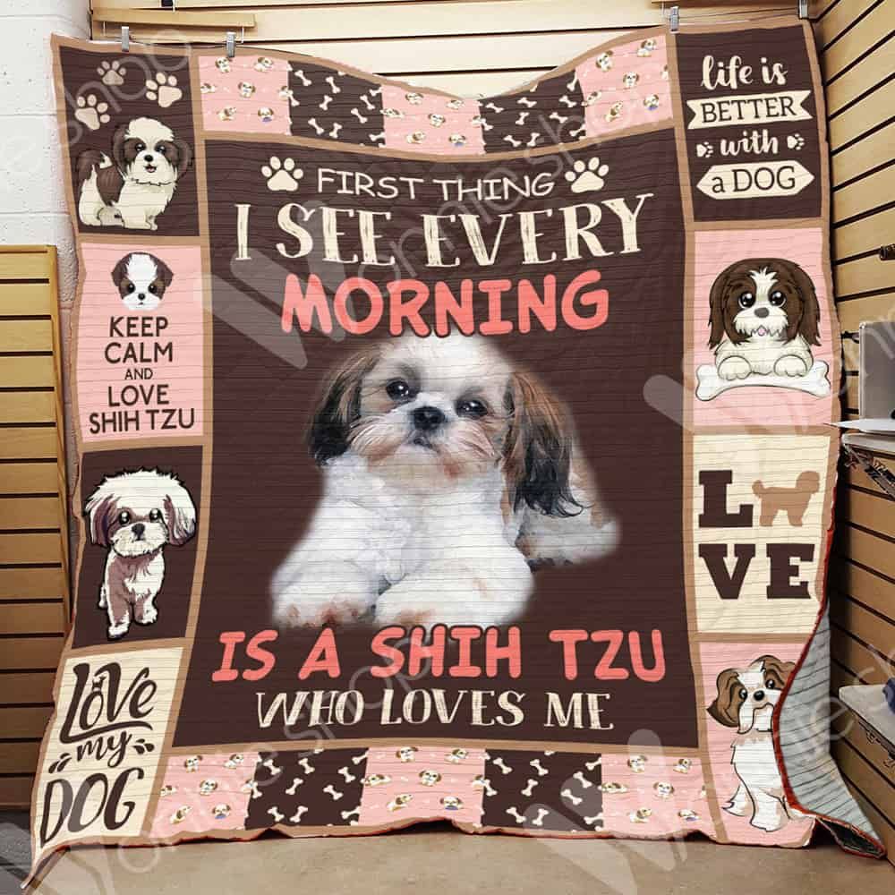 Shih Tzu Dog Blanket LNT1012012 Quilt Blanket
