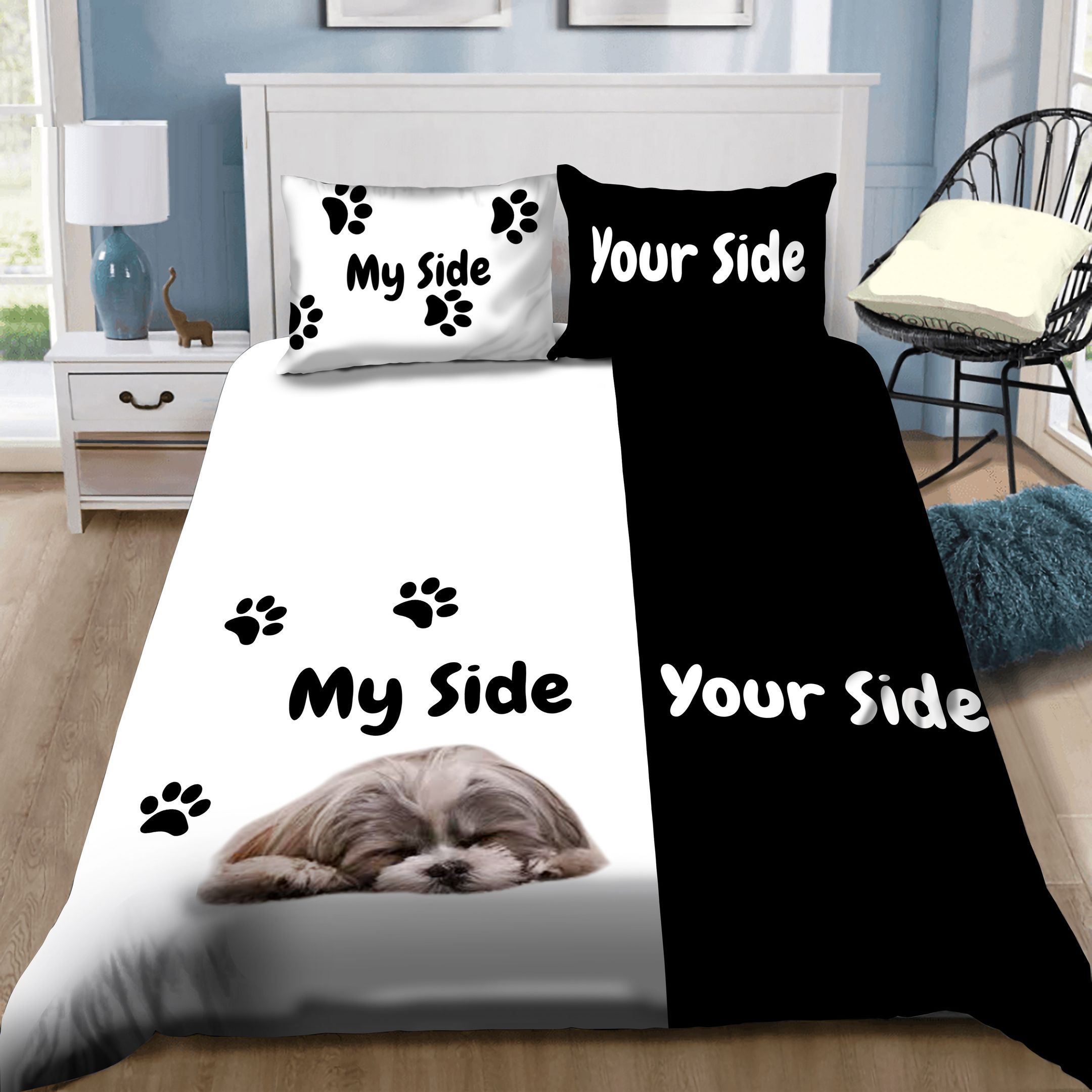 Shih Tzu Dog Bedding Set