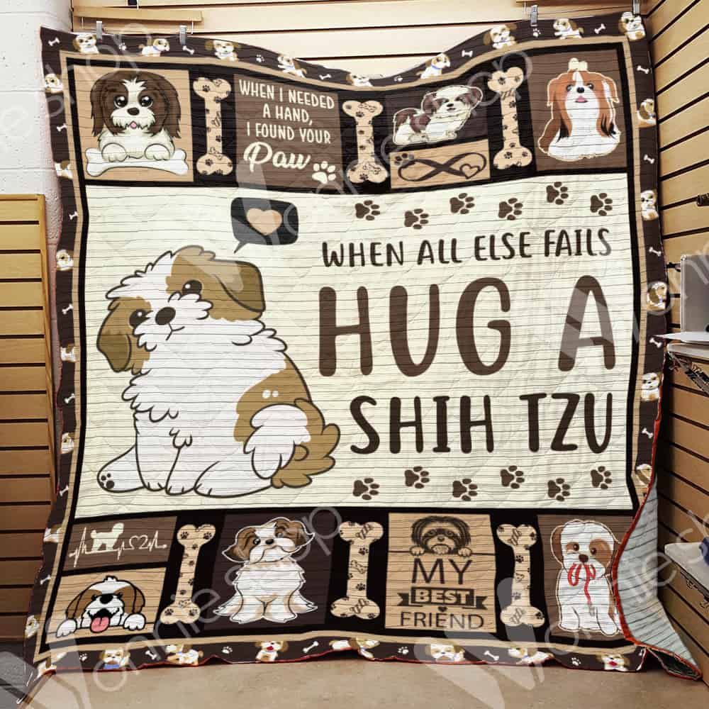 Shih Tzu Dog Quilt Blanket DHC0102608TD
