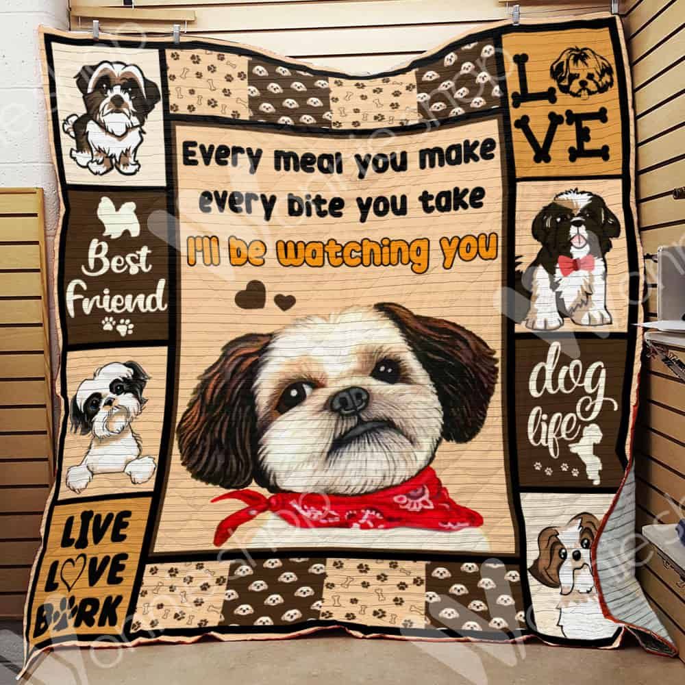 Shih Tzu Dog Quilt Blanket DHC0102633TD