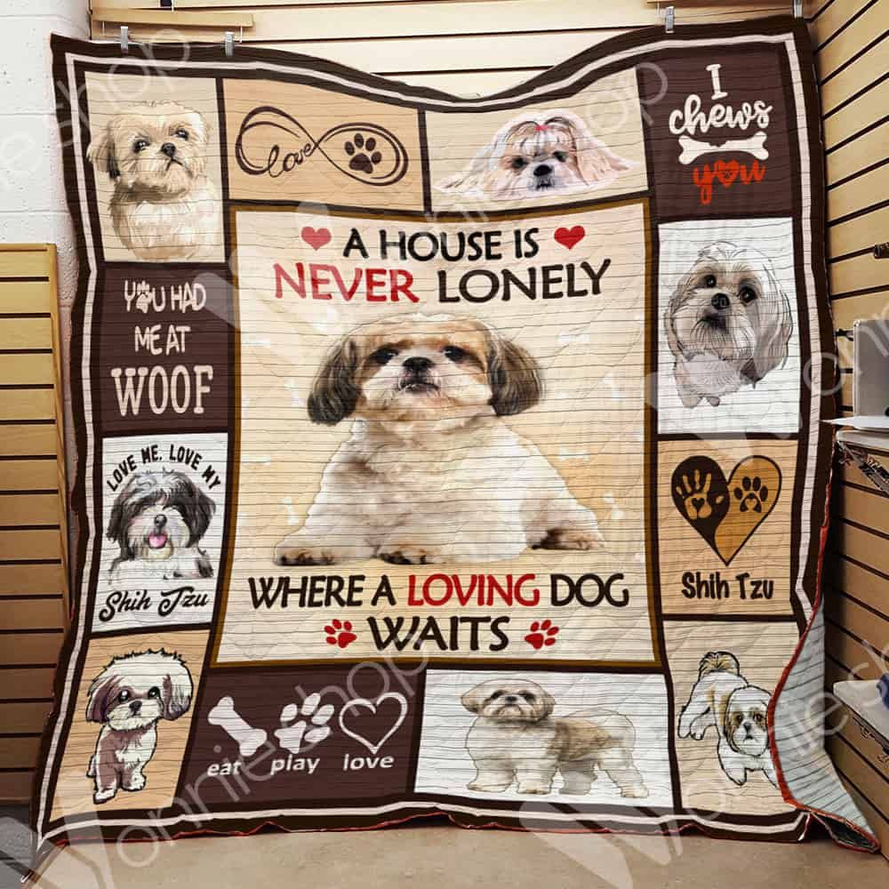 Shih Tzu Dog Quilt Blanket DHC0102715TD