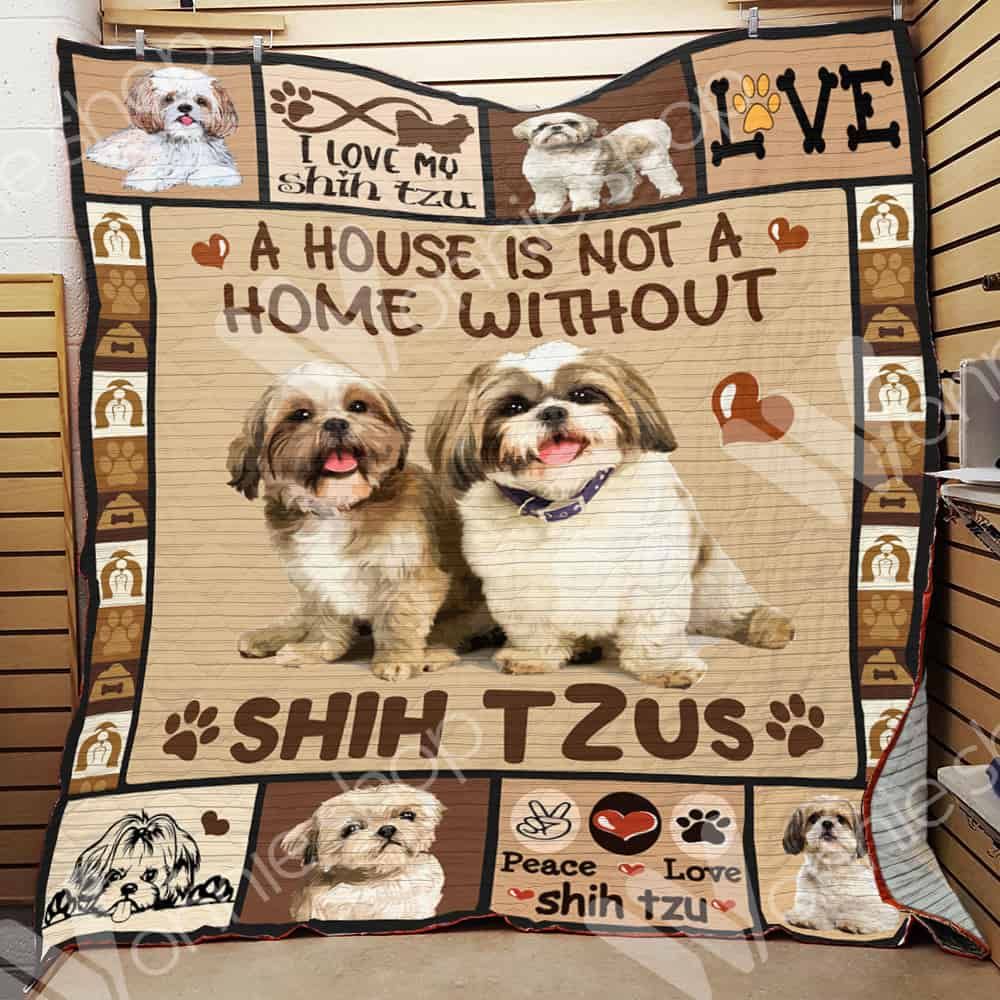 Shih Tzu Dog Quilt Blanket DHC0102755TD