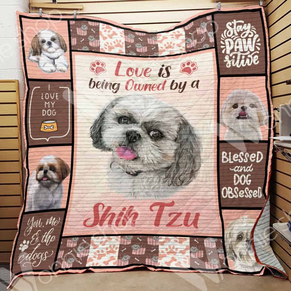 Shih Tzu Dog Quilt Blanket DHC0102789TD