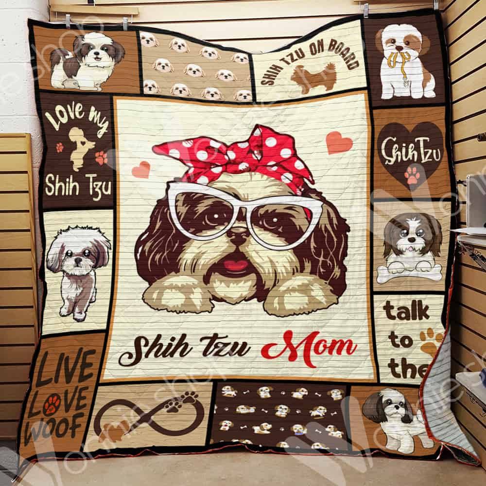 Shih Tzu Dog Quilt Blanket DHC0102801TD