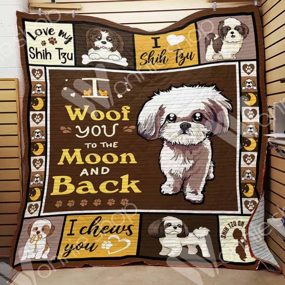 Shih Tzu Dog Quilt Blanket DHC0102943TD