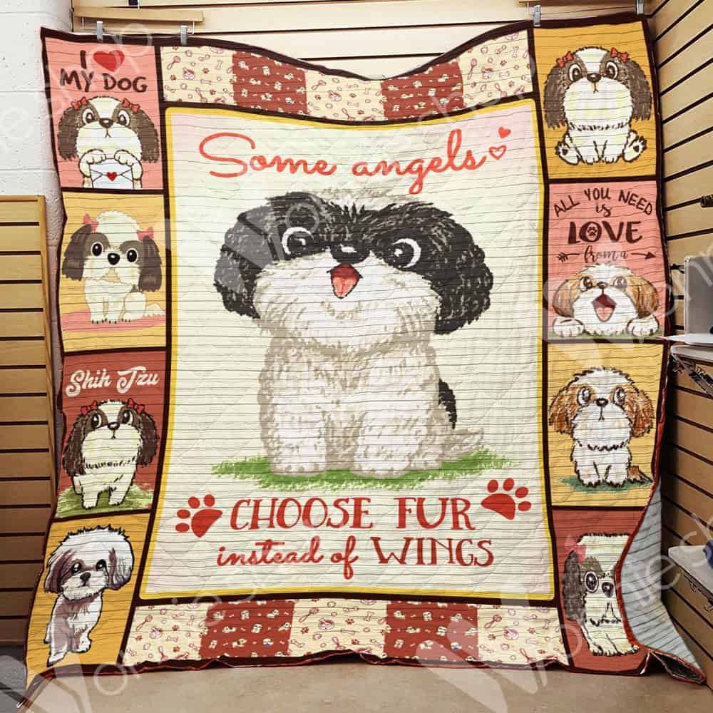 Shih Tzu Dog Quilt Blanket DHC0102977TD