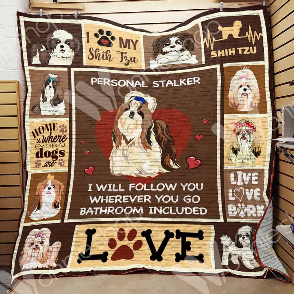 Shih Tzu Dog Quilt Blanket DHC0102978TD