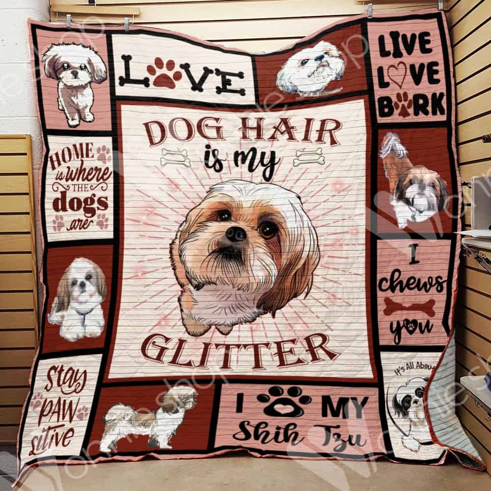 Shih Tzu Dog Quilt Blanket DHC0102985TD