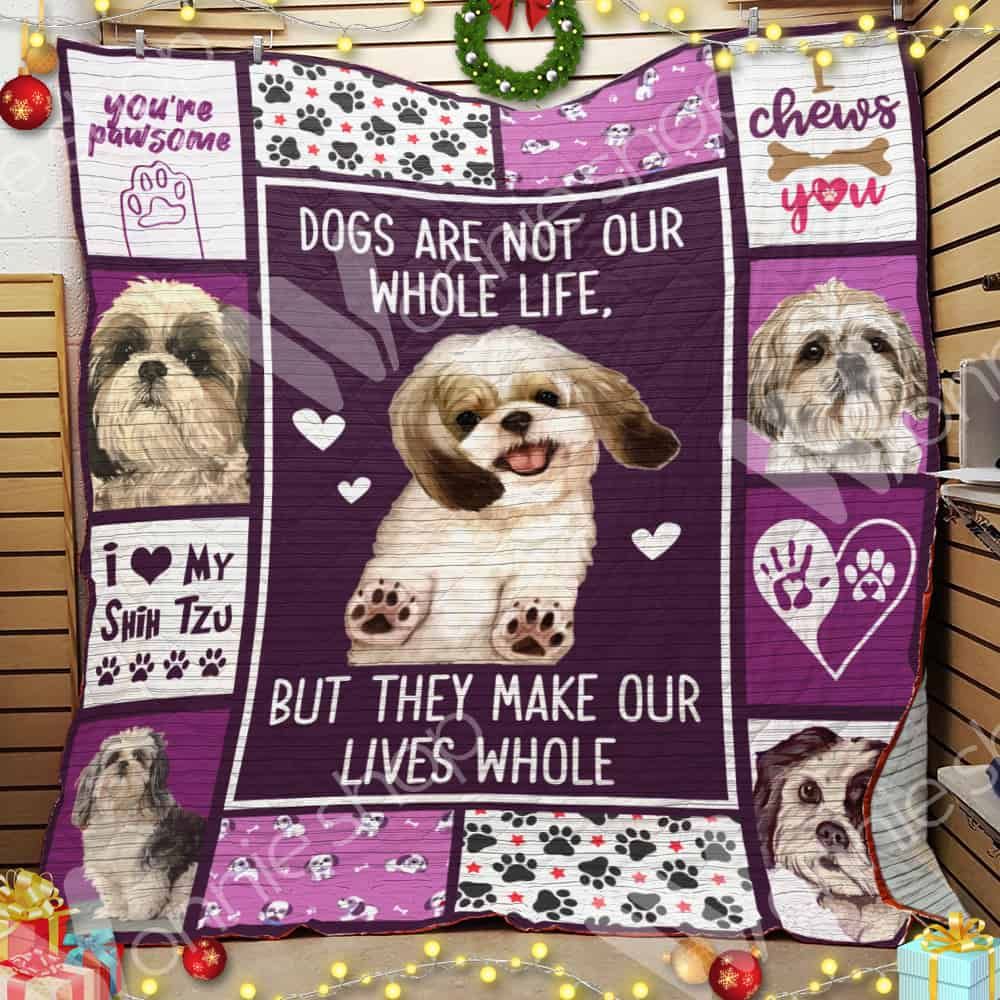 Shih Tzu Dog Quilt Blanket DHC0102986TD
