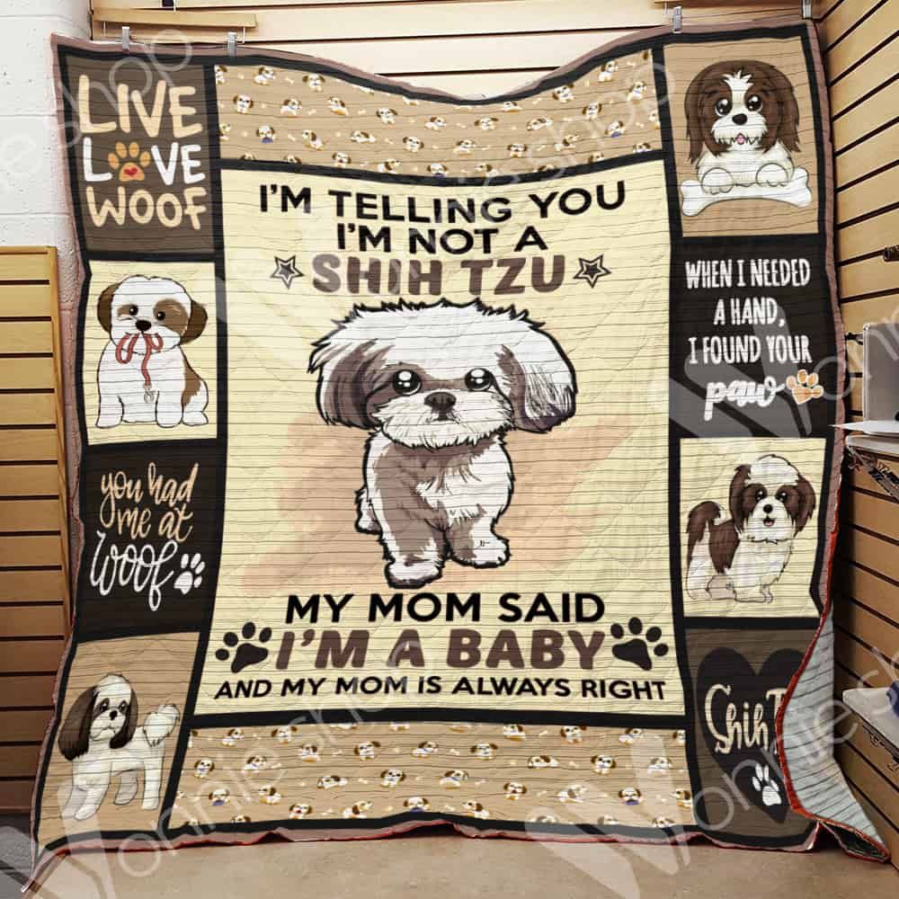 Shih Tzu Dog Quilt Blanket DHC0102990TD