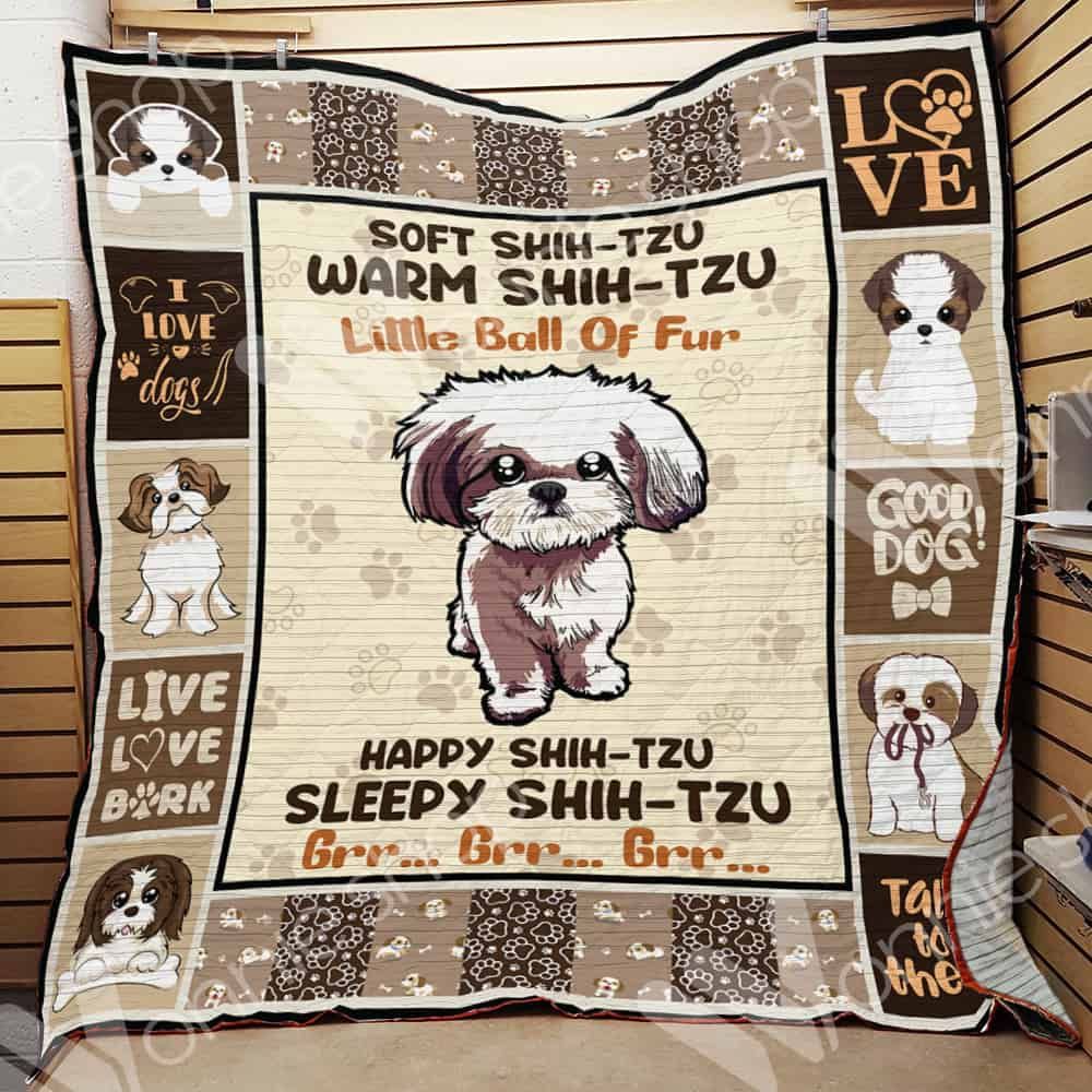 Shih Tzu Dog Quilt Blanket DHC05021232TD