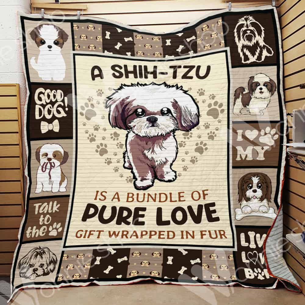 Shih Tzu Dog Quilt Blanket DHC05021233TD