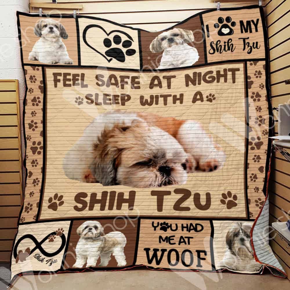 Shih Tzu Dog Quilt Blanket DHC05021241TD