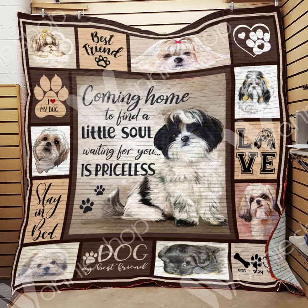 Shih Tzu Dog Quilt Blanket DHC0602568TD