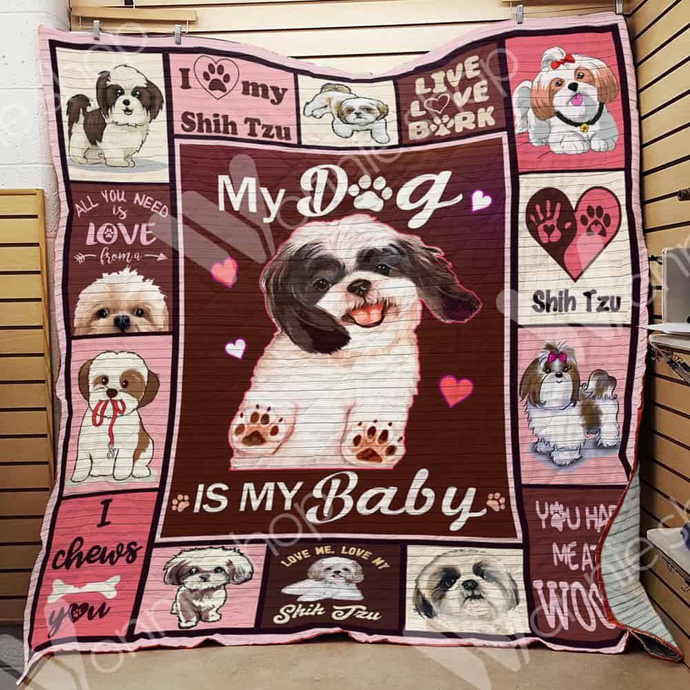 Shih Tzu Dog Quilt Blanket DHC0602706TD