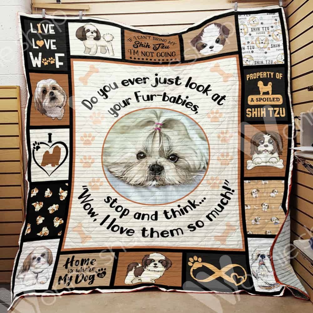 Shih Tzu Dog Quilt Blanket DHC0602715TD