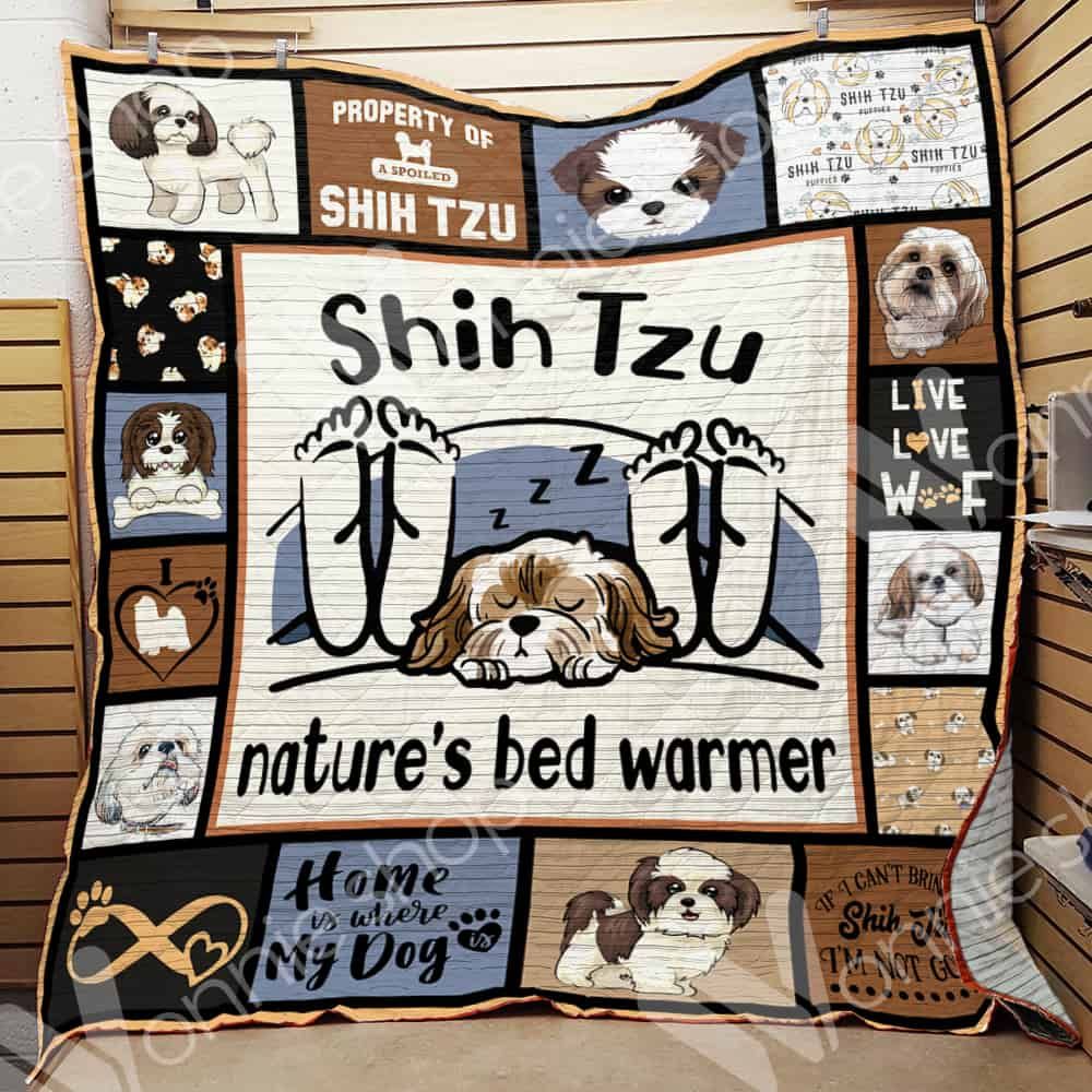 Shih Tzu Dog Quilt Blanket DHC0602810TD