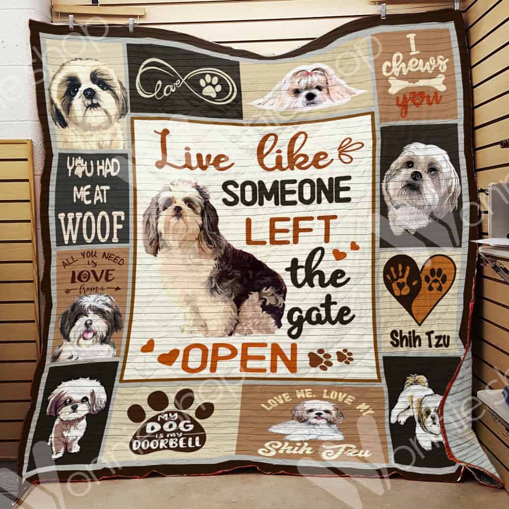 Shih Tzu Dog Quilt Blanket DHC0602825TD