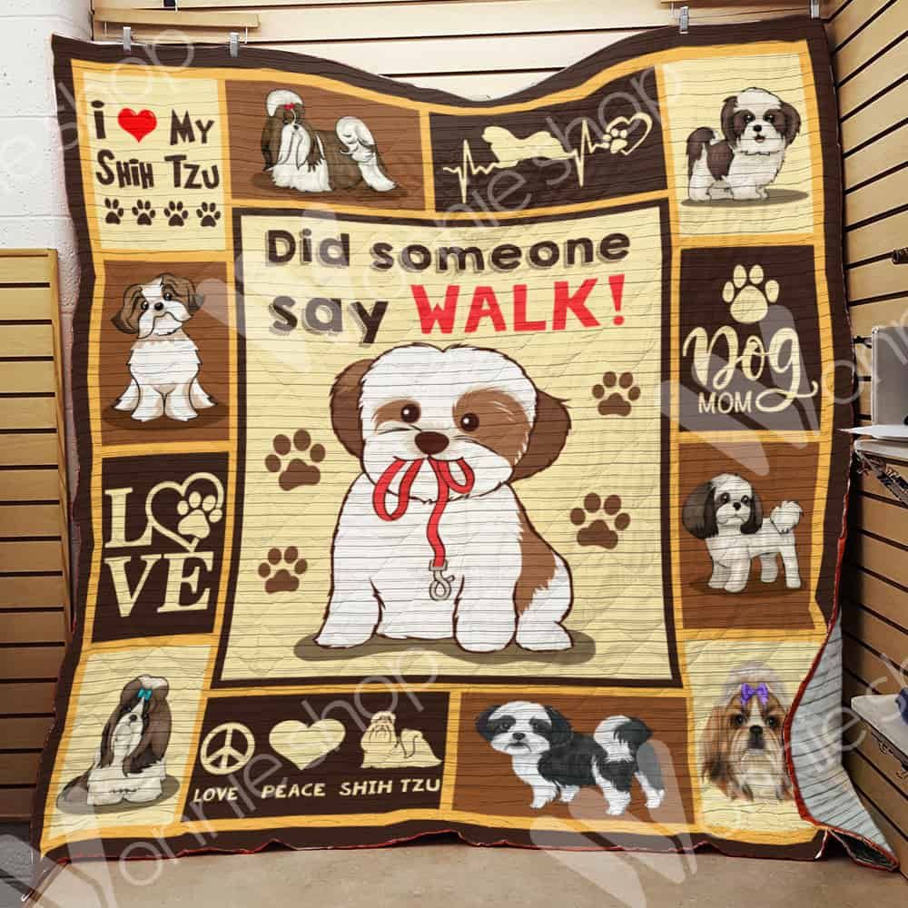 Shih Tzu Dog Quilt Blanket DHC0602829TD