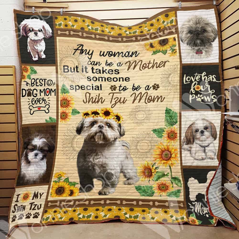 Shih Tzu Dog Quilt Blanket DHC0602849TD