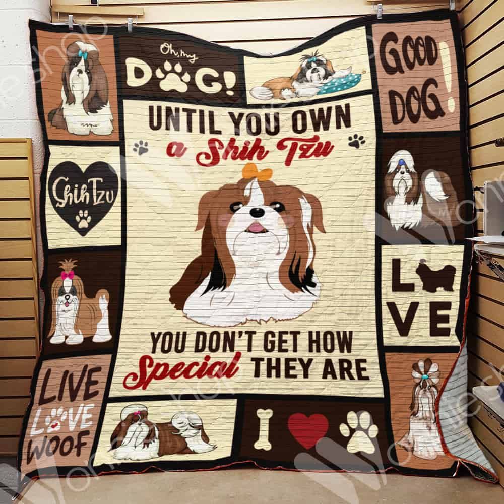 Shih Tzu Dog Quilt Blanket DHC0602873TD