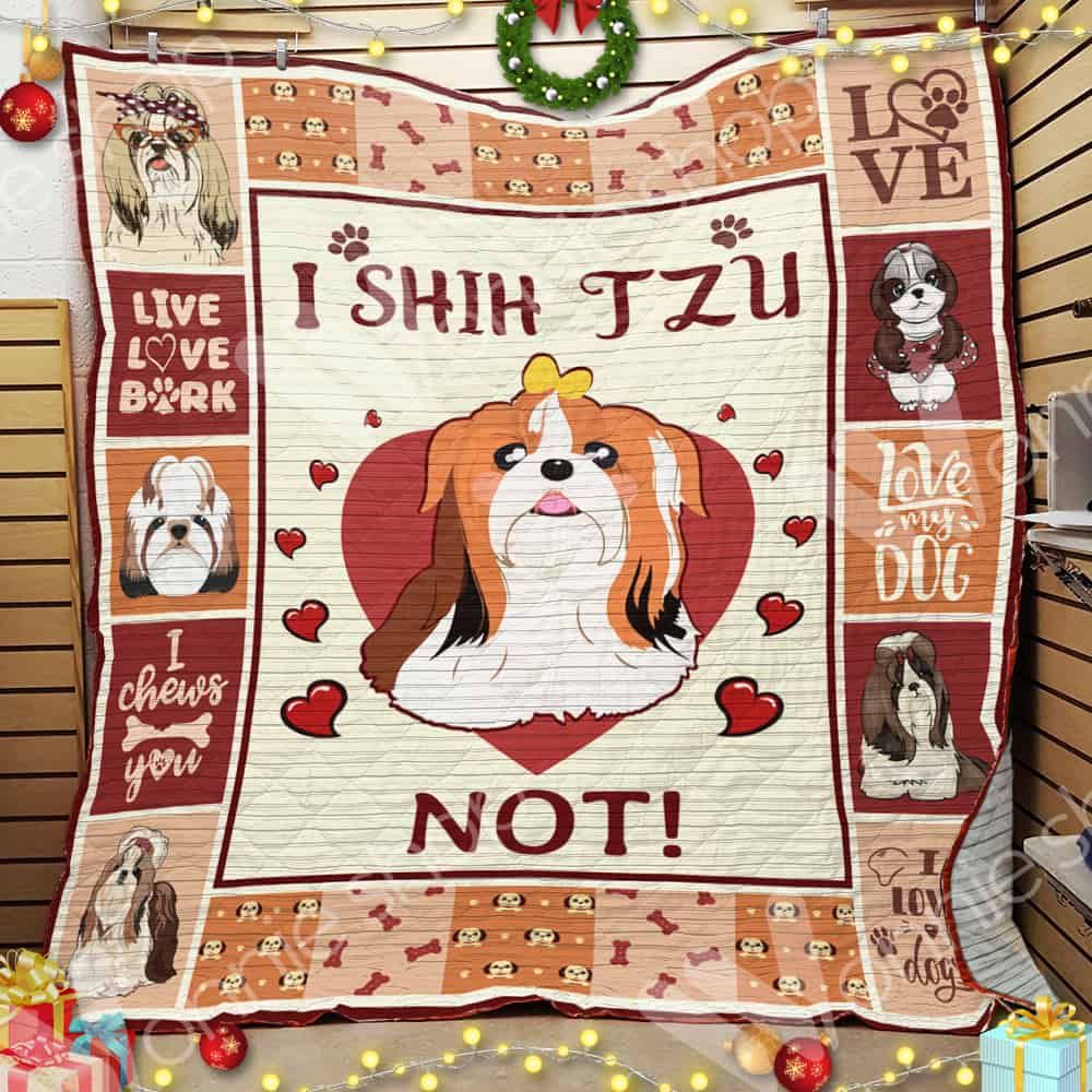 Shih Tzu Dog Quilt Blanket DHC0602888TD