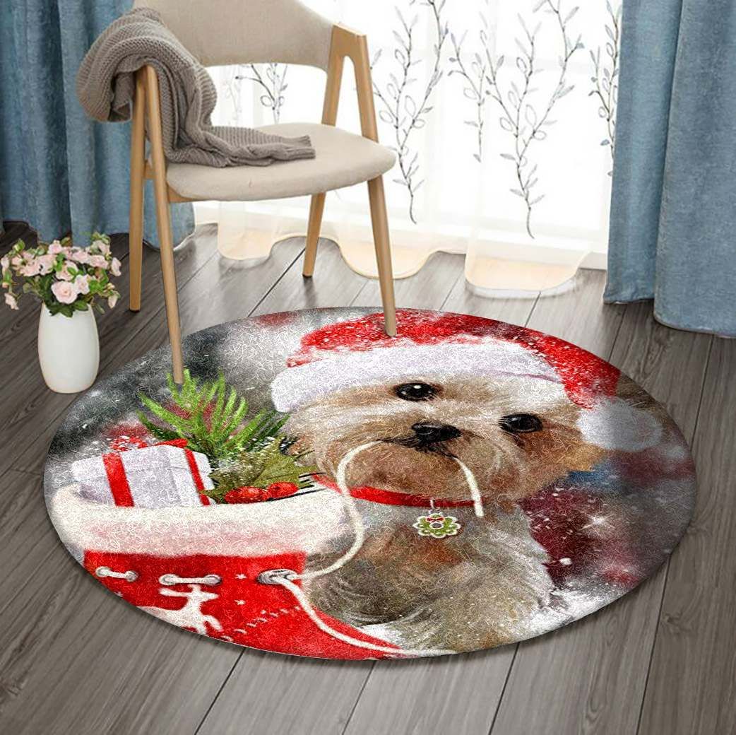 Shih Tzu Round Carpet