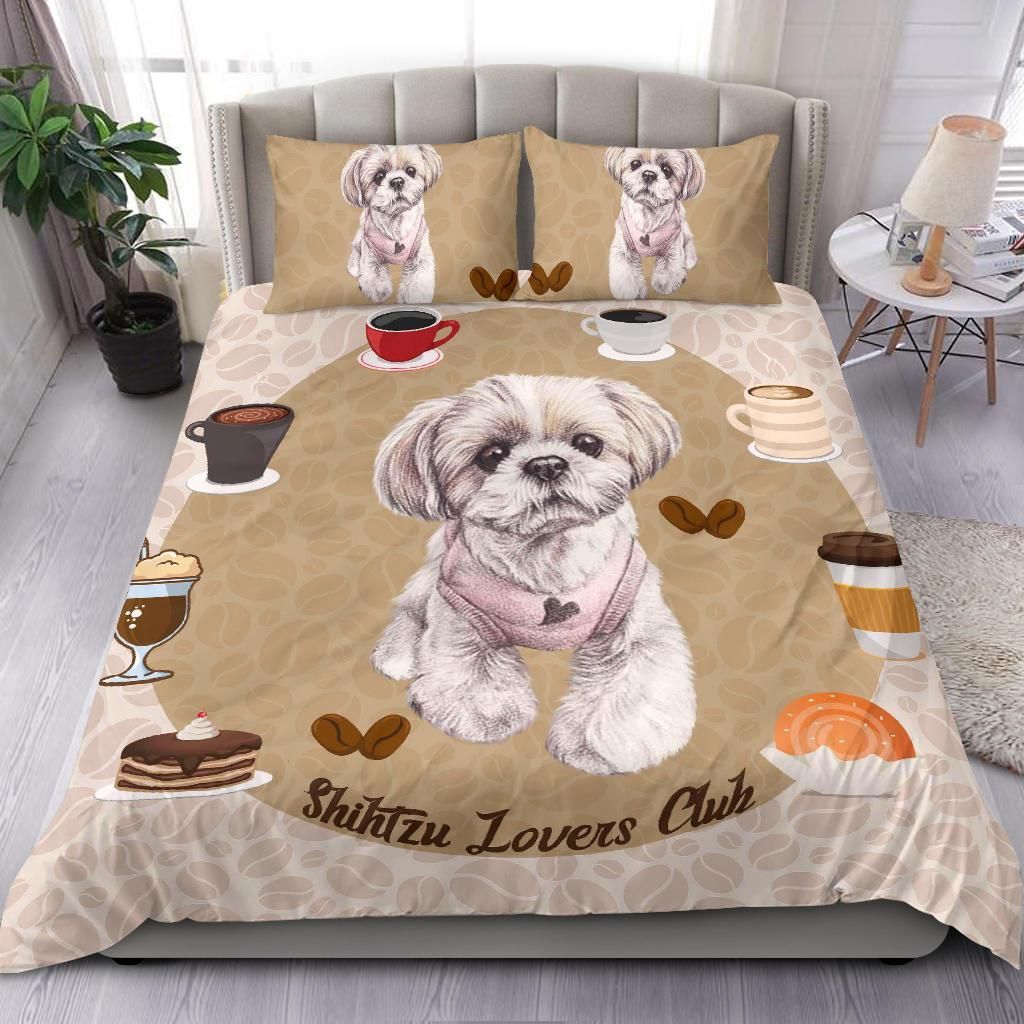Shih Tzu Loves You Bedding Set