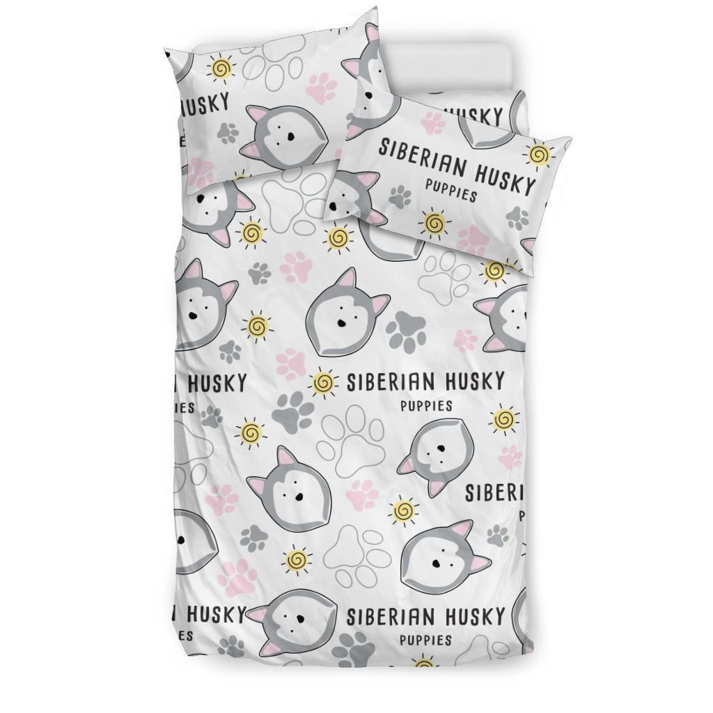 Siberian Husky Design Bedding Set