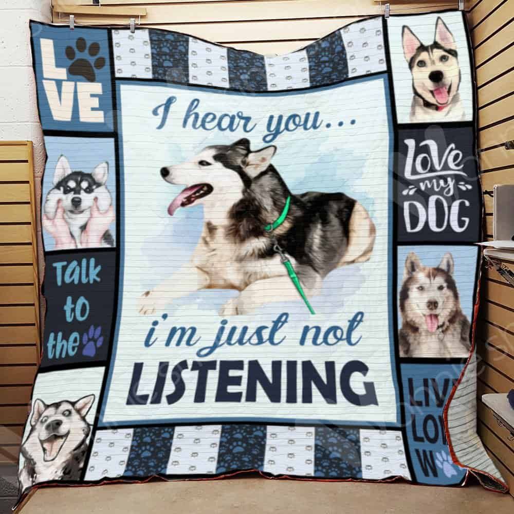 Siberian Husky Dog Blanket LNT1512002 Quilt Blanket
