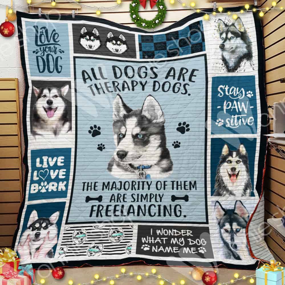 Siberian Husky Dog Quilt Blanket DHC01021005TD
