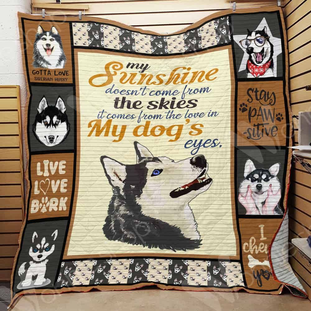 Siberian Husky Dog Quilt Blanket DHC01021007TD