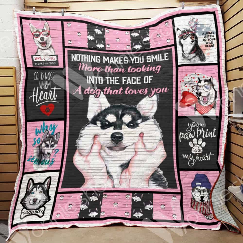 Siberian Husky Dog Quilt Blanket DHC01021013TD
