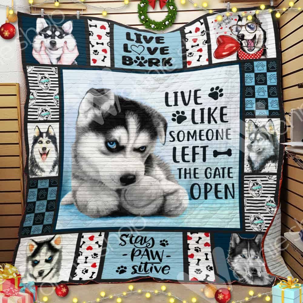 Siberian Husky Dog Quilt Blanket DHC01021014TD