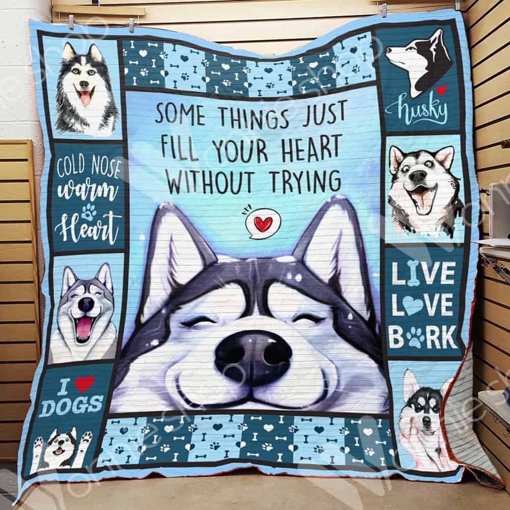 Siberian Husky Dog Quilt Blanket DHC0102861TD