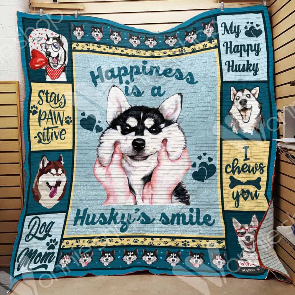 Siberian Husky Dog Quilt Blanket DHC0102997TD