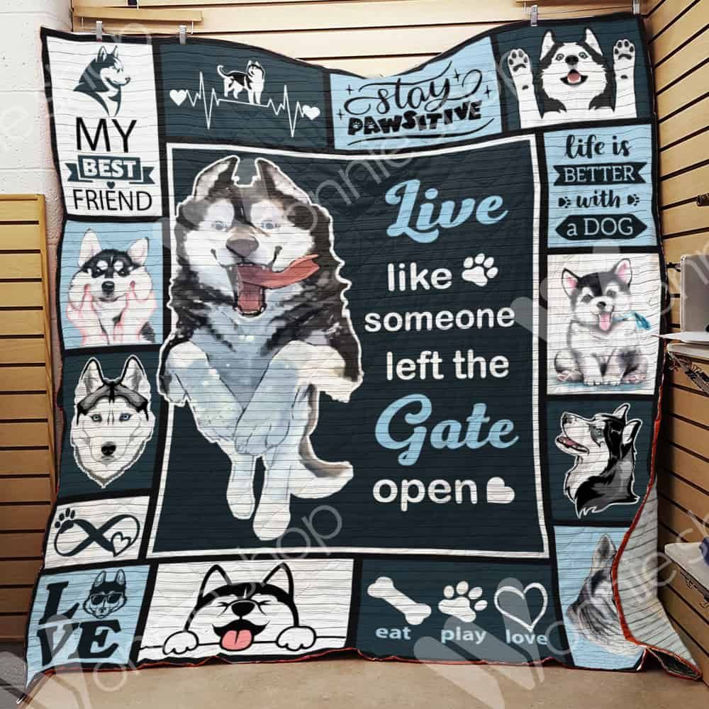 Siberian Husky Dog Quilt Blanket DHC0602551TD