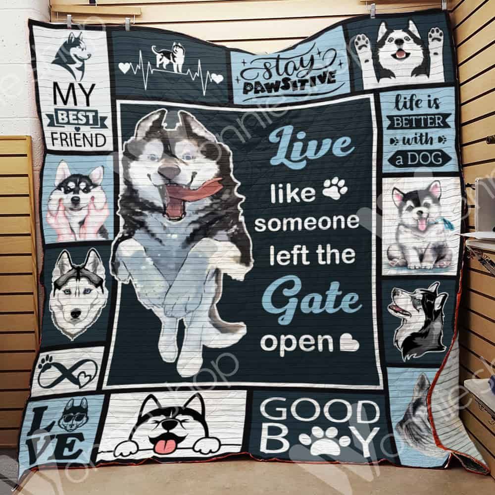 Siberian Husky Dog Quilt Blanket DHC0602611TD