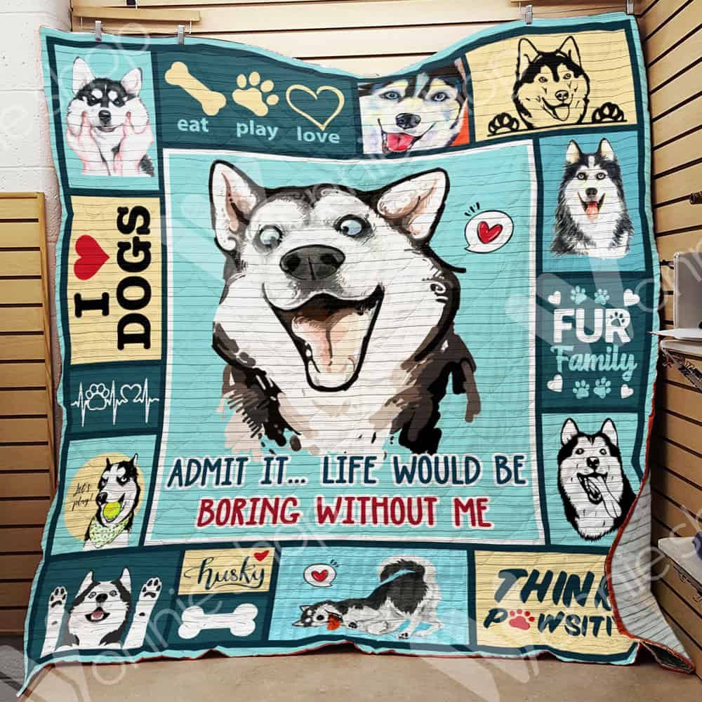 Siberian Husky Dog Quilt Blanket DHC0602614TD