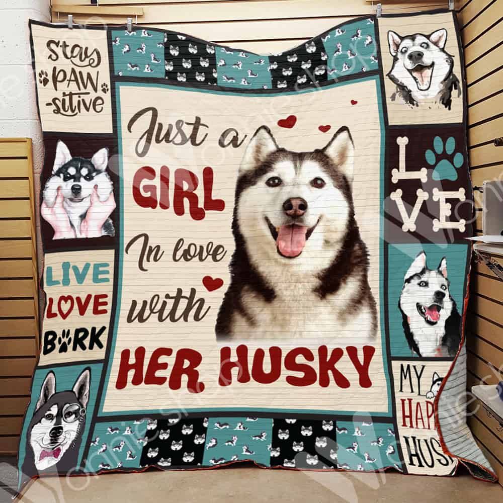 Siberian Husky Dog Quilt Blanket DHC0602642TD