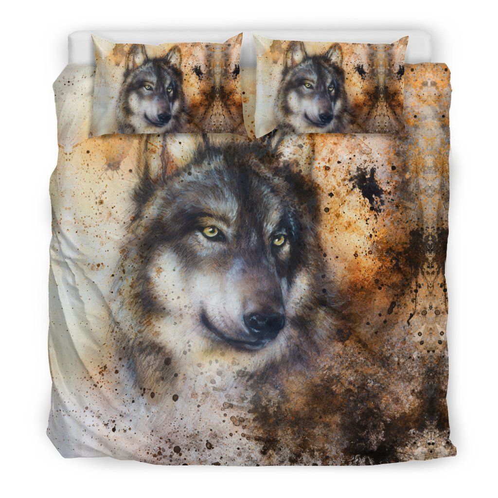 Siberian Husky Drawing Comfortable Bedding Set
