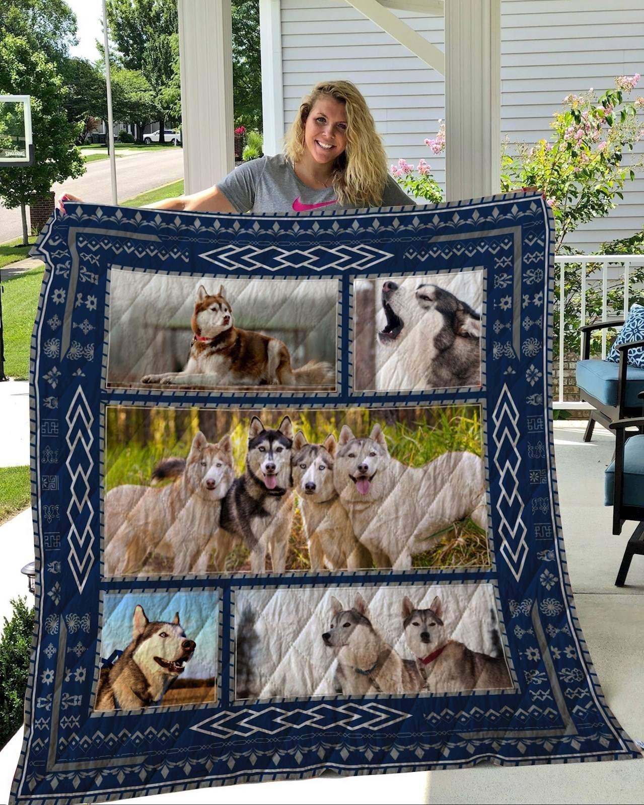 Siberian Husky Quilt Blanket DHC2911200VT